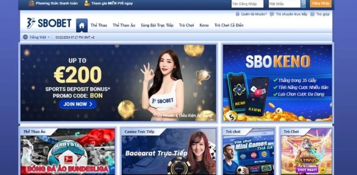 Những trường hợp lỗi đăng nhập Sbobet thường gặp nhất hiện nay